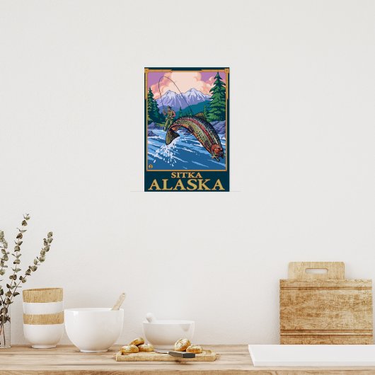 Fischerei - Sitka, Alaska Poster (Küche)