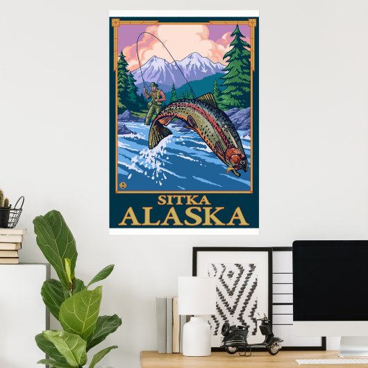 Fischerei - Sitka, Alaska Poster (Heimbüro)
