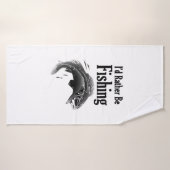 Fischerei statt Fisch Badehandtuch (Badehandtuch)