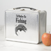 Fischerei statt Fisch Metall Brotdose (Beispiel)