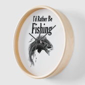 Fischerei statt Fisch Uhr (Winkel)