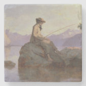Fischerei Steinuntersetzer (Vorderseite)