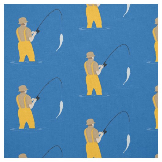 Fischerei Stoff (Muster)