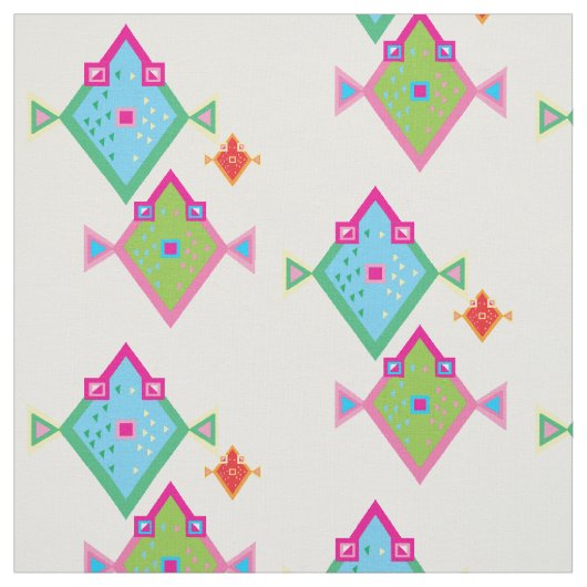 Fischerei Stoff (Muster)