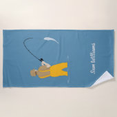 Fischerei Strandtuch (Vorderseite)