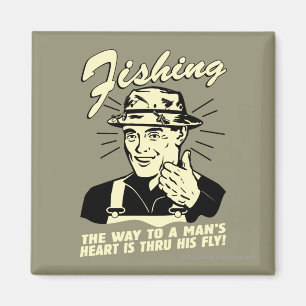 Fischerei: Thru Seine Fliege Magnet