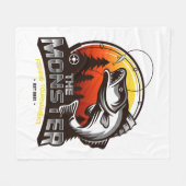 Fischerei-Turnier Fleecedecke (Vorderseite (Horizontal))