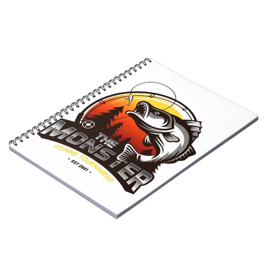 Fischerei-Turnier Notizblock (Linke Seite)