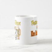 Fischerei und Bier - nichts anderes zählt Verwandlungstasse (Mittel)