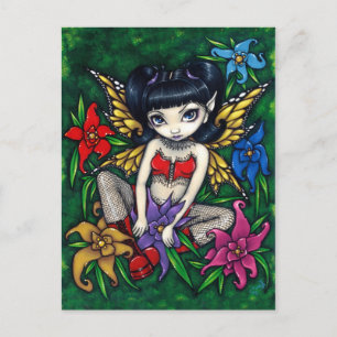 "Fischerei und Blume" Postkarte