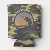 Fischerei und Camouflage Dosenkühler (Rückseite)