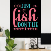 Fischerei und Fischerei Poster (Heimbüro)