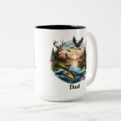 Fischerei und Jagd Zweifarbige Tasse (VorderseiteRechts)