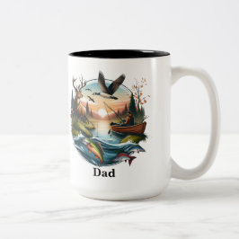 Fischerei und Jagd Zweifarbige Tasse