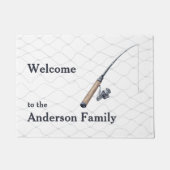 Fischerei und Netz Willkommen Fußmatte (Vorderseite)