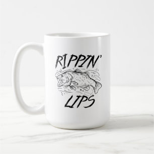 Fischerei und Rippin-Lippen Kaffeetasse