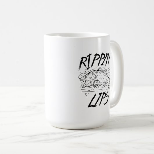 Fischerei und Rippin Lips Kaffeetasse (VorderseiteRechts)