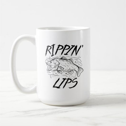 Fischerei und Rippin Lips Kaffeetasse (Links)