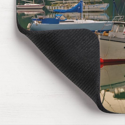 Fischerei- und Segelboote - Mousepad (Ecke)