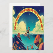 Fischerei unter den Sternen Einladung (Vorne/Hinten)