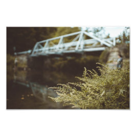 Fischerei unter der Brücke Fotodruck