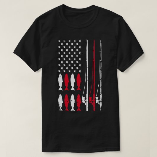 Fischerei USA 2 T-Shirt (Design vorne)
