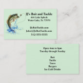 Fischerei Visitenkarte (Vorne/Hinten)