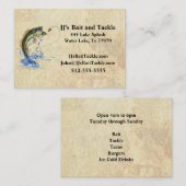 Fischerei Visitenkarte (Vorne/Hinten)