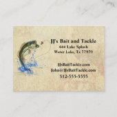 Fischerei Visitenkarte (Vorderseite)