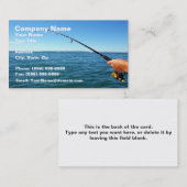 Fischerei Visitenkarte (Vorne/Hinten)