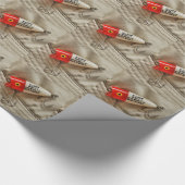 Fischerei von Köder-alles Gute zum Geburtstag Geschenkpapier (Ecke)