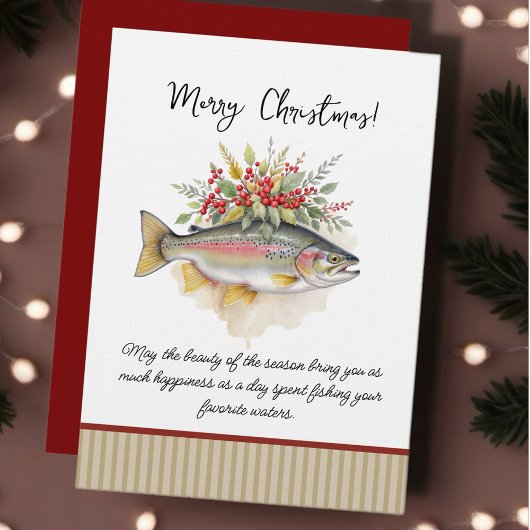 Fischerei-Weihnachtseinladungen