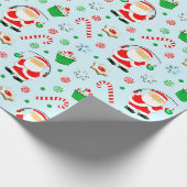 Fischerei-Weihnachtsgeschenk Geschenkpapier (Ecke)