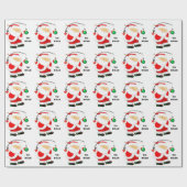 Fischerei-Weihnachtsgeschenk Geschenkpapier (Flach)