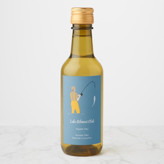 Fischerei Weinetikett (Vorderseite)