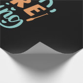 Fischerei: Weniger Spaß beim Angeln Geschenkpapier (Ecke)
