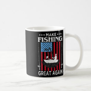 Fischerei wieder groß machen Trump Lustiger Angler Kaffeetasse