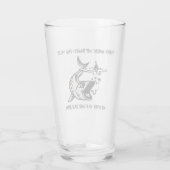 Fischerei: Wo der größte Fisch... - Bier fischen. Glas (Rückseite)