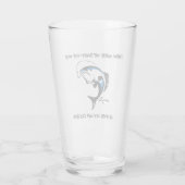 Fischerei: Wo der größte Fisch... - Bier fischen. Glas (Rückseite)