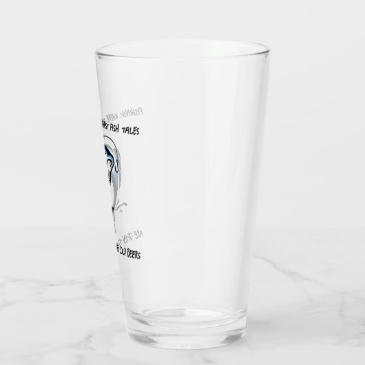 Fischerei: Wo der größte Fisch... - Bier fischen. Glas (Links)