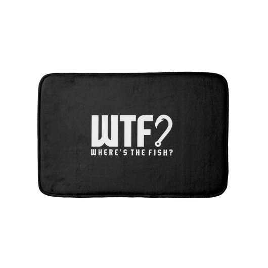 Fischerei - Wo ist der Fisch? Badematte (Vorderseite)