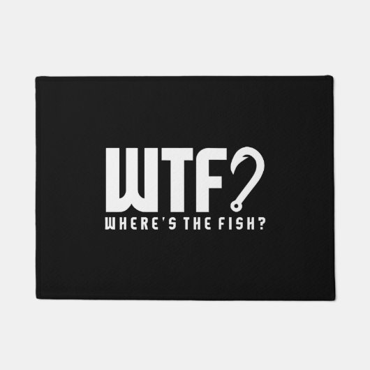 Fischerei - Wo ist der Fisch? Fußmatte (Vorderseite)