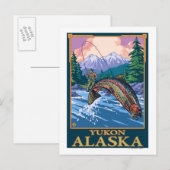 Fischerei - Yukon, Alaska Postkarte (Vorne/Hinten)