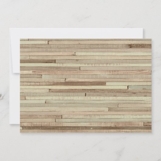 Fischerei zum Geburtstag Einladung Party Holzfisch (Rückseite)