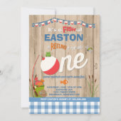 Fischerei zum Geburtstag Einladung von Fischern -  (Vorderseite)