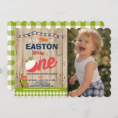 Fischerei zum Geburtstag Einladung von Fischern -  (Vorne/Hinten)