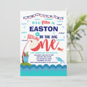 Fischerei zum Geburtstag Einladung von Fischern - (Stehend Vorderseite)