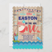 Fischerei zum Geburtstag Einladung von Fischern — (Vorderseite)