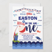 Fischerei zum Geburtstag Einladung von Fischern - (Vorderseite)