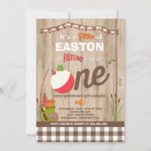 Fischerei zum Geburtstag Einladung von Fischern —  (Vorderseite)